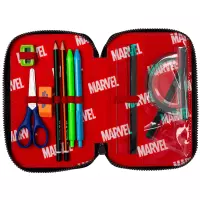 3. CoolPack Jumper 3 Piórnik Trzykomorowy Z Wyposażeniem Avengers F067778