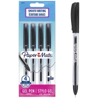 1. Paper Mate Cienkopisy Żelowe Jiffy 4 Sztuki Czarne 2084415