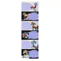 1. Starpak Naklejki Na Zeszyt Horse 1 Listek 6szt. 559542