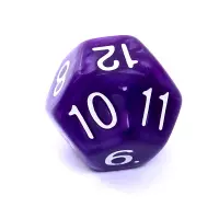 9. Komplet kości REBEL RPG - Perłowe - Granatowe