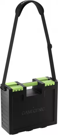 2. Gamegenic: Game Castle - Walizka z Pudełkami - Green/Black