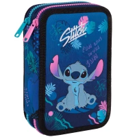 1. CoolPack Jumper 2 Piórnik Dwukomorowy Z Wyposażeniem Stitch Blue F066780