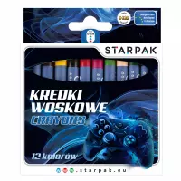 1. Starpak Kredki Woskowe 12 Kolorów Pad 559672