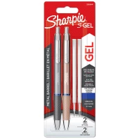 6. Sharpie Długopis Żelowy S-Gel M 0.7mm Złoty Srebrny Wkłady 2 Sztuki 2162644