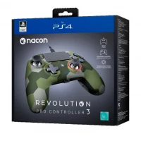 10. NACON PS4 Pad Przewodowy Sony Revolution Pro Controller 3 Green Camo