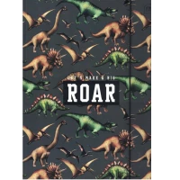 1. Interdruk Teczka z Gumką A4 Lux UV Roar Dino 277060