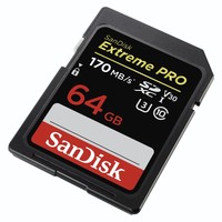 4. SanDisk Secure Digital (SDXC) Extreme Pro 64GB 170MB/s V30 UHS-I U3