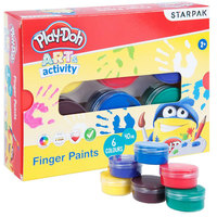1. Starpak Play Doh Farby do Malowania Palcami 6 kolorów 453900