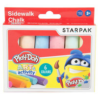 3. STARPAK Kreda Chodnikowa 6 Kolorów Jumbo Play-Doh 453897