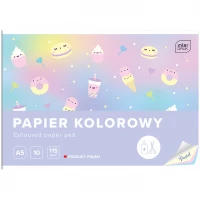 4. Interdruk Papier Kolorowy A5 10 kartek 115g Pastel 294159