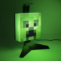 4. Lampka Stojak na Słuchawki Minecraft Creeper