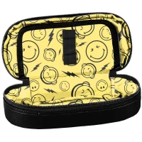 1. BeUniq Piórnik Tuba Usztywniona Smiley SM24LG-013