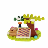 6. Mega Creative Alleblox Klocki Konstrukcyjne 45 elementów Girl Piknik 547907