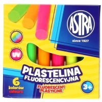 2. Astra Plastelina Fluorescencyjna 6 Kolorów 83811906