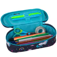 2. Coolpack Campus Piórnik Tuba Usztywniona z Organizerem Mrs Unicorn F062935