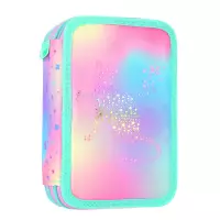 10. Starpak Piórnik Trzykomorowy z Wyposażeniem Ombre Kitty Doggy 553389