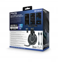 11. NACON RIG PS5/PS4/PC Słuchawki Bezprzewodowe RIG600PROHS - Czarne 