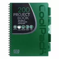 1. Coolpack Kołozeszyt Zielony A4 100 Kartek Kratka 94047CP