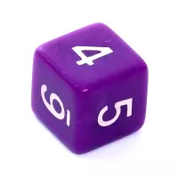 5. Komplet kości REBEL RPG - Matowe - Fioletowe