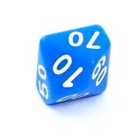 5. Komplet kości REBEL RPG - Matowe - Niebieskie