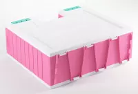 4. Gamegenic: Game Castle - Walizka z Pudełkami - Pink/White/Teal