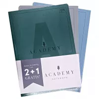 2. Interdruk Zeszyt Academy A5 60 kartek kratka 3 sztuki 355997