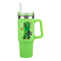 2. Kubek Podróżny ze Słomką Minecraft - 900 ml