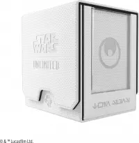 3. Gamegenic: Star Wars Unlimited Card Game - Twin Suns Deck Pod - Pudełko na Karty - White / Black