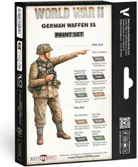 3. Vallejo: 70.207 - Model Color - WWII German Waffen SS (6 x 18 ml)