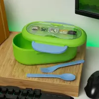 6. Pudełko na Lunch + Sztućce Minecraft 