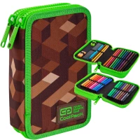 3. CoolPack Jumper 2 Piórnik Dwukomorowy Z Wyposażeniem City Jungle C66199