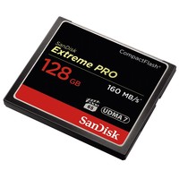 5. SanDisk Compact Flash Extreme Pro 160Mb/s 128GB