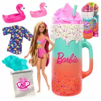7. Mattel Lalka Barbie Pop Rev  Zestaw PrezentowyTropikalnie Smoothie HRK57