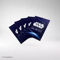 3. Gamegenic: Star Wars Unlimited - Double Sleeving Pack - Koszulki na Karty - Space Blue