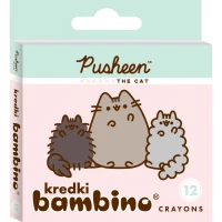 3. Bambino Kredki Świecowe Pusheen 12 Kolorów 652066