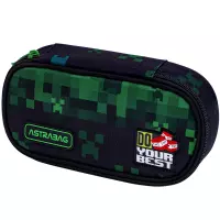 6. AstraBag Piórnik AC6 Saszetka Usztywniona Do Your Best 503025021