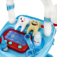 3. Mega Creative Zestaw Lekarski Dentysta Na Wózku Niebieski 459494