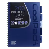1. Coolpack Kołozeszyt Ciemnoniebieski A4 100 Kartek Kratka 94283CP