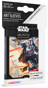 1. Gamegenic: Star Wars Unlimited - Art Sleeves - Mandalorian - Koszulki na karty