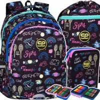 1. CoolPack Zestaw Szkolny Tennis Star 3el. Plecak F029691 + Piórnik F066691 + Worek F070691