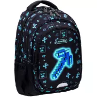 6. AstraBag Plecak Szkolny AB300 Dark Pixel 502025015