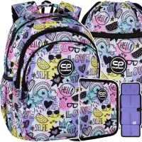 1. CoolPack Jerry Plecak Szkolny Mood F029934 + Worek F070934 + Piórnik F076934
