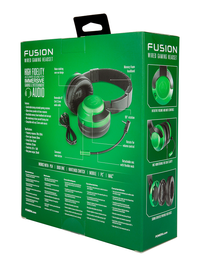 10. PowerA PS4/XO/SWITCH/PC/MOBILE Słuchawki Przewodowe Fusion Emerald Fade