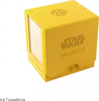 8. Gamegenic: Star Wars Unlimited Card Game - Twin Suns Deck Pod - Pudełko na Karty - Yellow
