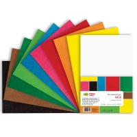 1. Happy Color Filc Dekoracyjny Mix 20x30 1,5mm 10 arkuszy 013539