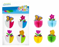 3. Craft With Fun Ozdoba Dekoracyjna Kwiaty Harmonijka 4szt 531803