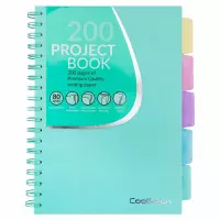 1. Coolpack Kołozeszyt Pastel Miętowy A4 100 Kartek Kratka 02886CP