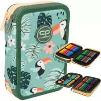 4. CoolPack Jumper 2 Piórnik Dwukomorowy Z Wyposażeniem Toucans F066662