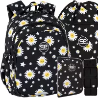 1. CoolPack Jerry Plecak Szkolny Daisy Black F029817 + Worek F070817 + Piórnik F076817