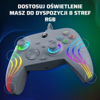 9. PDP XS/XO/PC Pad Przewodowy Afterglow WAVE - Szary